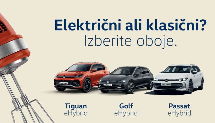 Volkswagen eHybridi Passat, Golf, Tiguan