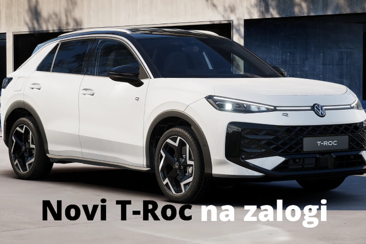 Novi T-Roc na zalogi