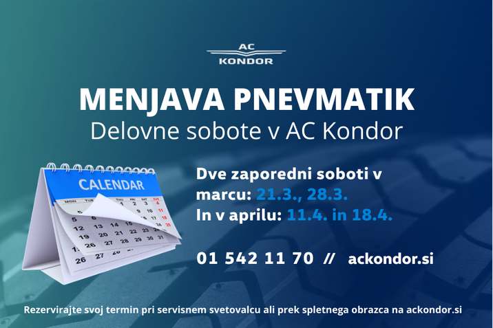 Menjava pnevmatik - sobote v AC Kondor