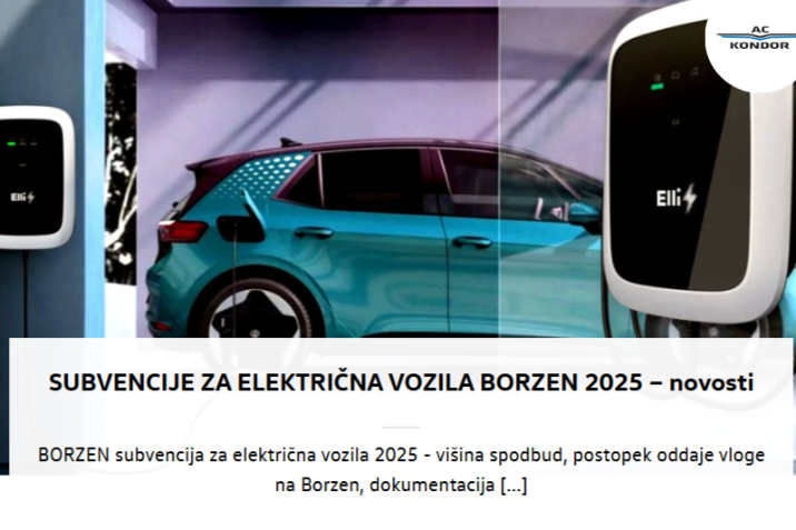 Subvencije za električna vozila 2025