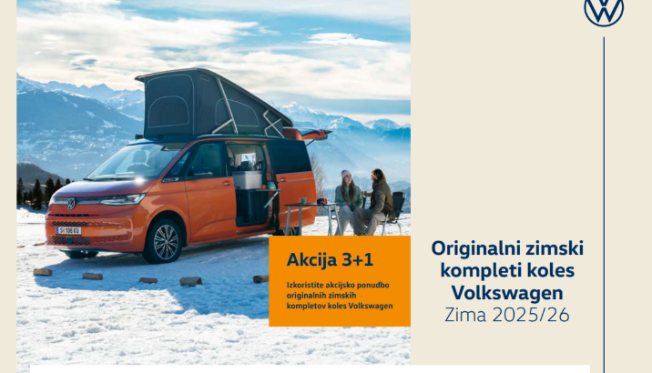 Pnevmatike in kompleti koles Volkswagen